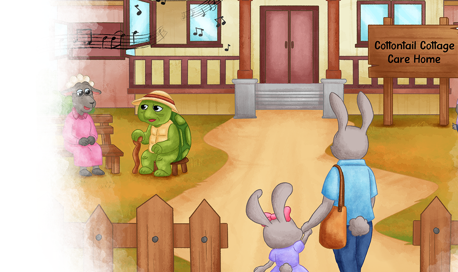 Cottontail Cottage Care Home scene